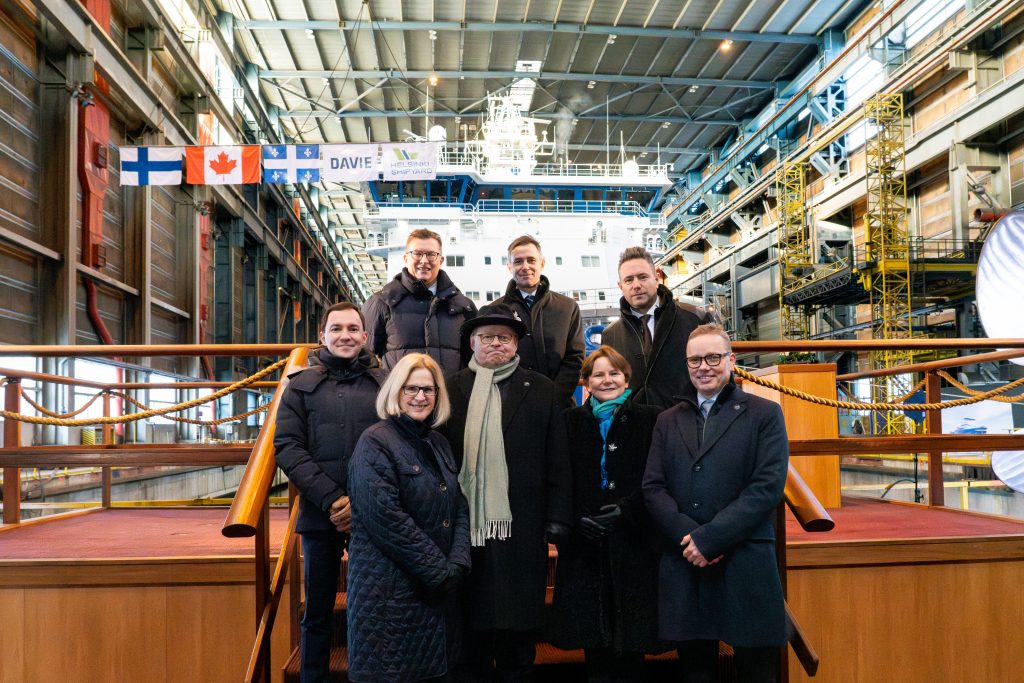 A NEW BEGINNING WAS CELEBRATED AT HELSINKI SHIPYARD