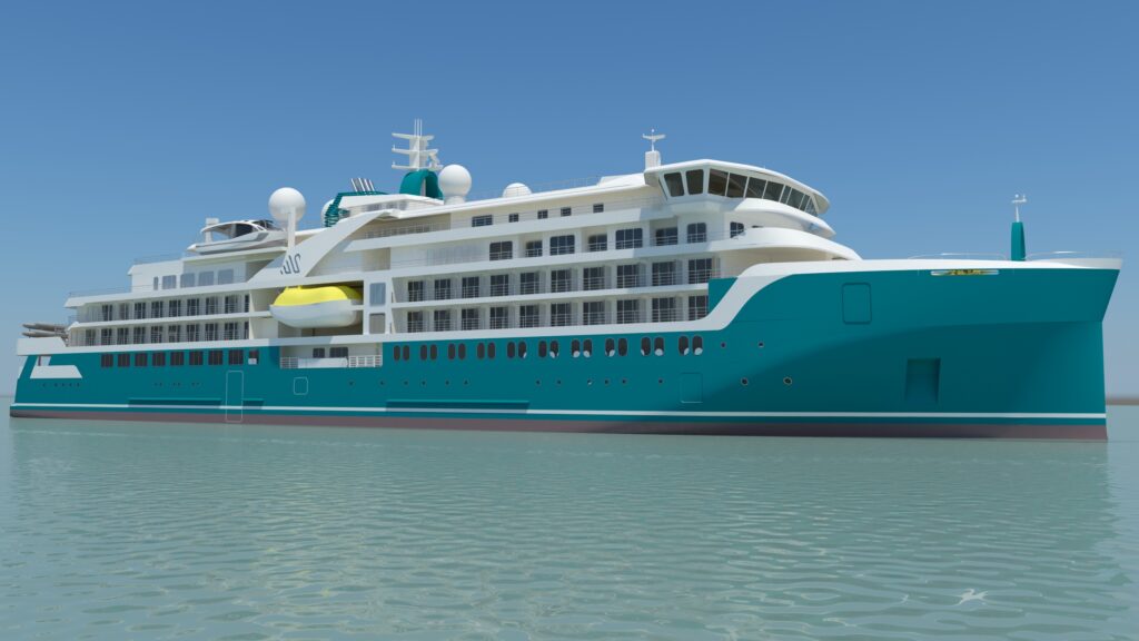 The production of the third expedition cruise vessel started