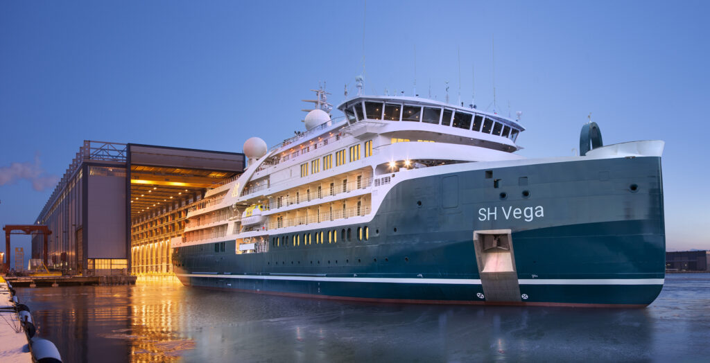 SH Vega, Swan Hellenic’s second expedition cruise ship, is now on the water