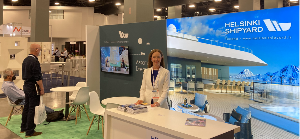 HELSINKI SHIPYARD AT SEATRADE CRUISE GLOBAL IN MIAMI