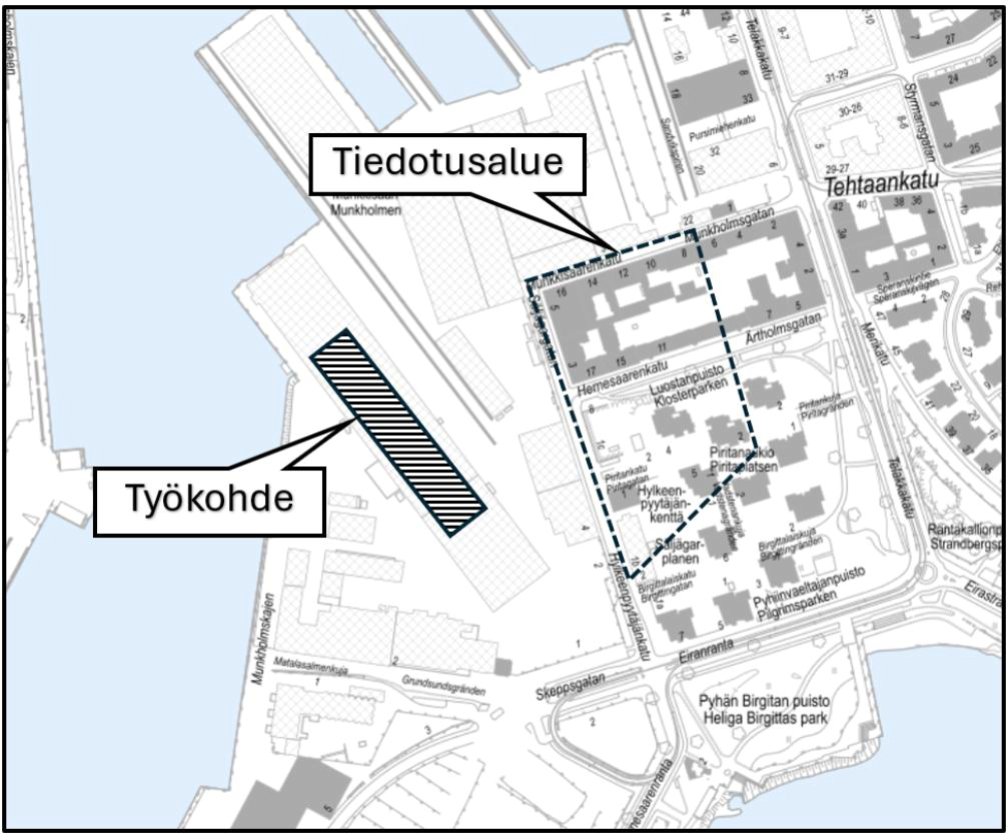 Päivitetty tiedote telakan lähiasukkaille